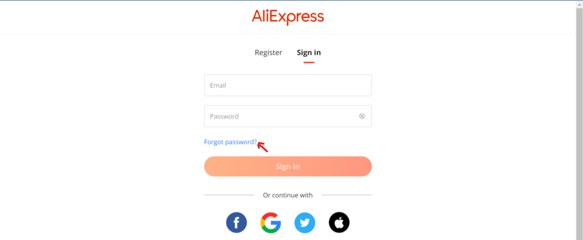 How to Change or Restore Password on AliExpress | Alitools