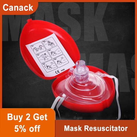 CPR Mask Resuscitator Rescue Emergency First Aid Masks CPR Breathing Mask Mouth Breath One-way Valve Tools ► Photo 1/5