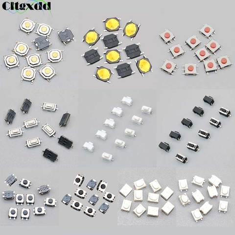 Cltgxdd 10PCS Car Remote Control Touch Switches Push Button Tact Switches for Hyundai, Nissan, Honda, VW, Toyota, Kia, Peugeot ► Photo 1/6