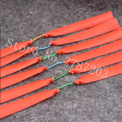 6pcs high-quality rubber band used for slingshot arrow shooting fish powerful rally shooting latex rubber band 2022 ► Photo 1/5