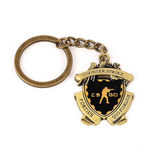 Game CS GO Medal Keychain Metal Pendant Necklace Counter Strike Keyring Men Jewelry Fans Gift Souvenir Women Choker ► Photo 1/6