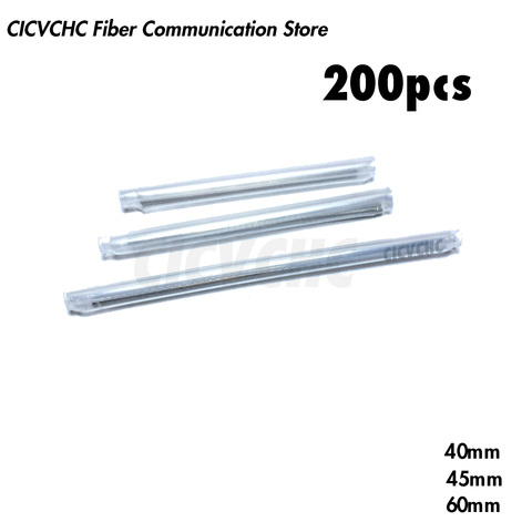 200pcs Fiber Optic Fusion Protection Splice Sleeves 40mm, 45mm, 60mm for 900un cable/ Heat Shrink Tube/Fiber Optic Hot Melt Tube ► Photo 1/5