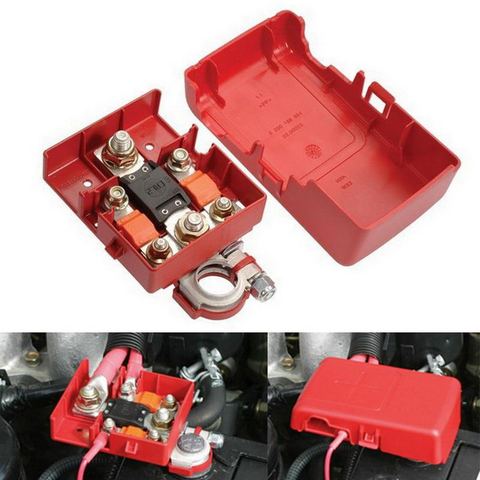 Car Modification Special Battery Clip Calcium Fuse Technology Three-way Distribution Battery Clip Without lid ► Photo 1/6
