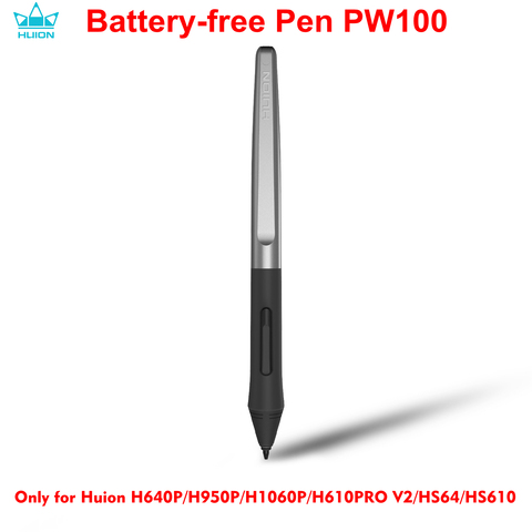 HUION Battery-free Stylus Pen PW100 for HUION H640P/ H950P/ H1060P/ H610PRO V2/ HS64/ HS610 Digital Graphic Drawing Tablets ► Photo 1/6