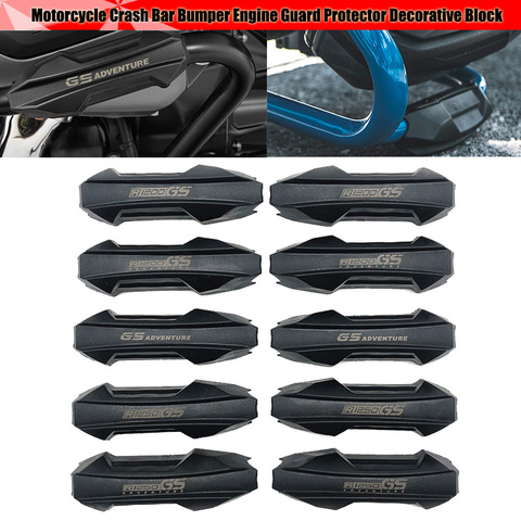 R1200GS R1250GS Engine Crash Bar Protector Bumper Guard Decorative Block For BMW R1200GS ADV Adventure F800GS F850GS Motorcycle ► Photo 1/6