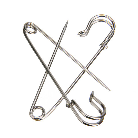 Strong Heavy Duty Large Safety Pins For Craft Jewelry Laundry Bag Blanket 50mm ► Photo 1/6