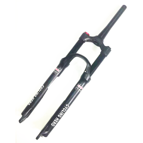 bike foTapered Tube Stroke 100MM Mountain Bike Fork Air Damping Impact 1750g 26 27.5 29 Bike Suspension or Plug Over ROCK RL SID ► Photo 1/6