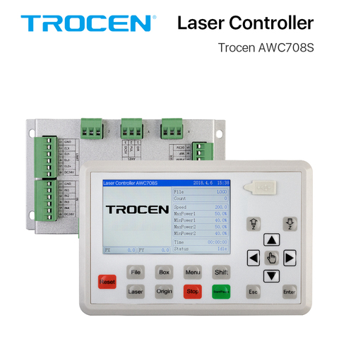 Trocen CO2 Laser Controller AWC708S DSP for K40 CO2 Laser Engraving Cutting Replace Lihuiyu Ruida Leetro Yueming  GOLDEN ► Photo 1/6