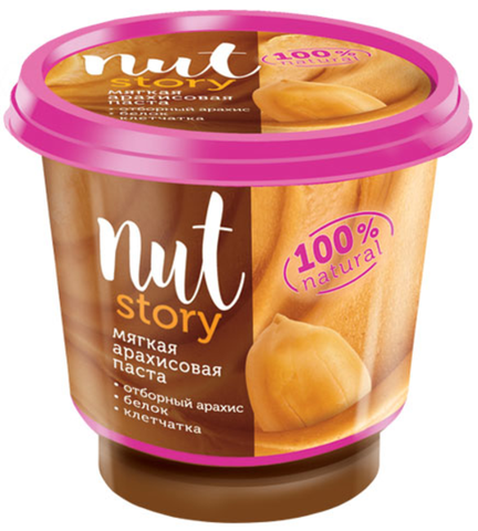 «Nut Story», паста арахисовая, 350 г ► Photo 1/1