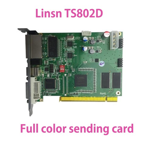 Shenzhen LED Display LINSN Sending Card TS802D Work With Receiving card RV908M32 /901t/ 902 RJ45 Screen Panel ► Photo 1/5