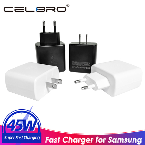 Original for SAMSUNG S21 Ultra Charger 45W Type C Super Fast Charger PD Quick Charging for Galaxy S20 S21 Plus Tab S7 S7+ Tablet ► Photo 1/6