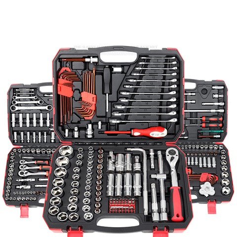 Auto Combination Tool Wrench Set Batch Head Ratchet Pawl Socket Spanner Screwdriver Socket Set Multifunction Car Repair Tool kit ► Photo 1/6