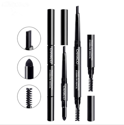 1Pc Dark Coffee Eyebrow Pencil With Brush Long Lasting Waterproof Black Gray Eyebrow Tattoo Pen Makeup Eye Brow Tint Sobrancelha ► Photo 1/5