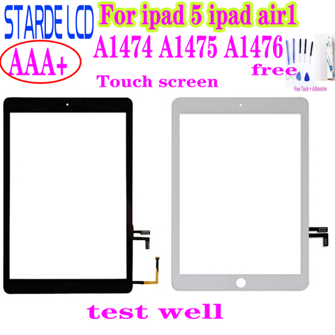 STARDE Replacement Touch screen For ipad 5 ipad air1 A1474 A1475 A1476  Touch Screen Digitizerr Sense with free Tools 9.7