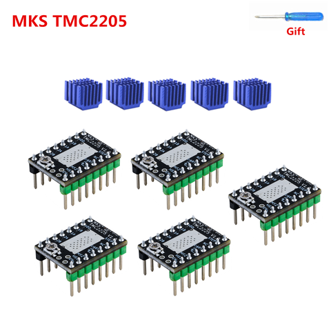 stepper driver TMC2225 module 3D Printer stepping driver controller TMC 2225 chip MKS ROBIN NANO creality parts replace TMC2208 ► Photo 1/5