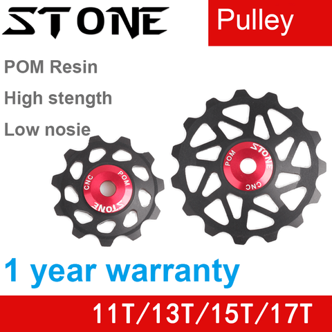 Stone Bike Jockey Pully Wheel Ordinary Tooth 10 11 13 15 17 t Bearing Hollow ResinRear Derailleur Road MTB Bearings Guide Roller ► Photo 1/6