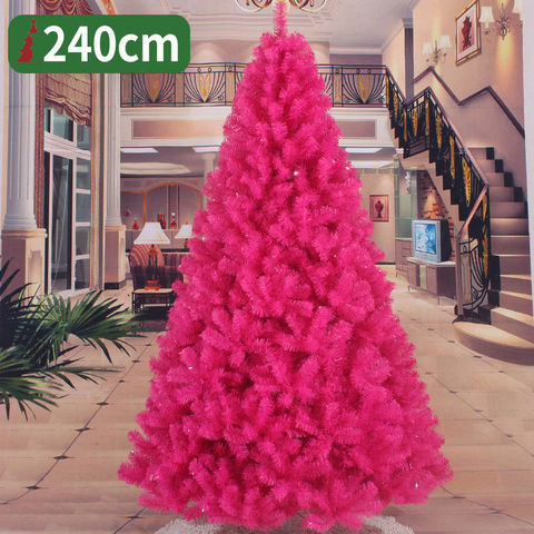 Fuchsia Christmas Tree 2 3 4 5 6 7 8 FT Undecorated Festival Holiday Outer Door ► Photo 1/6