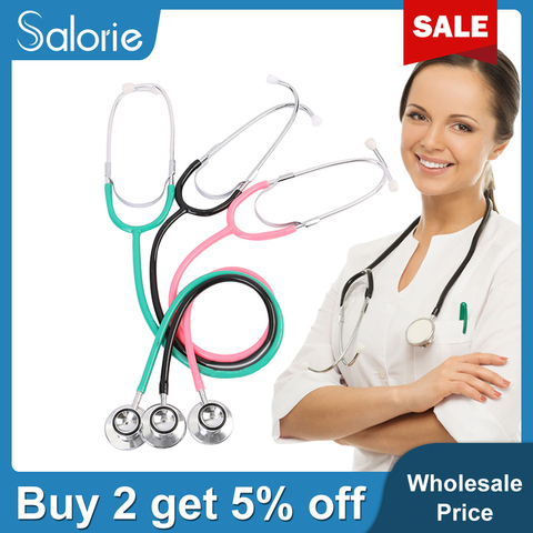 Double sided Medical Cardiology Doctor Stethoscope Professional Medical Heart Stethoscope Nurse Student Medical Equipment Device ► Photo 1/6