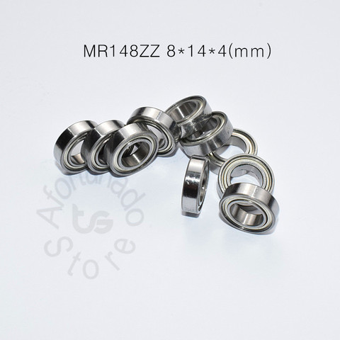 MR148ZZ 8*14*4 MM  10piecesfree shipping ABEC-5 bearing Metal Sealed Miniature Mini Bearing MR148 MR148ZZ Chrome steel bearings ► Photo 1/6