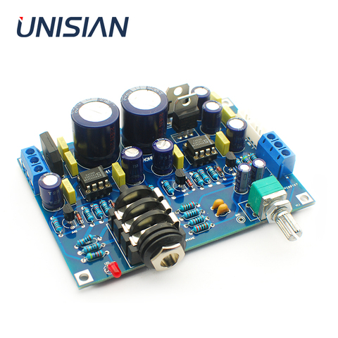 UNISIAN SOLO Headphone Amplifier Board  Dual Ne5532 op-amp Hifi sound quality audio earphone amplifier for headphone ► Photo 1/1