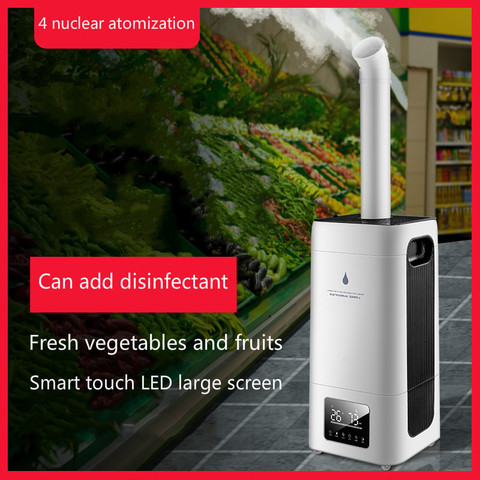 23L high power large fog volume humidifier supermarket fruit and vegetable preservation spray industrial commercial resurgence ► Photo 1/6