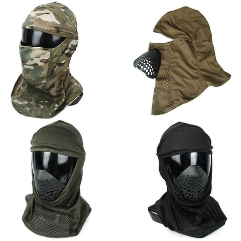 TMC3487 Tactical Mesh Balaclava Full Face Mask Breathable Mesh Cloth Hood Hat ► Photo 1/5
