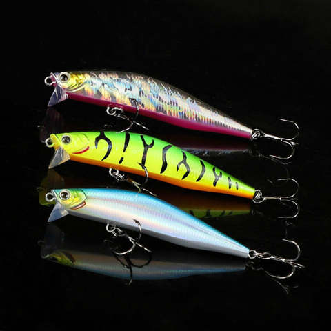 New 90mm 12.5g Topwater wobbler 3D Eyes Fishing Lure Minnow Hard Bait Crankbait Floating Fishing Tackle ► Photo 1/6