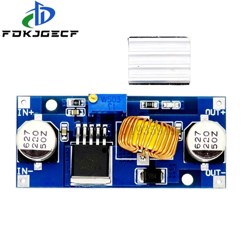 5A XL4015 DC-DC 4-38V to 1.25-36V 24V 12V 9V 5V Step Down Adjustable Power Supply Module LED Lithium Charger With Heat Sink ► Photo 1/3