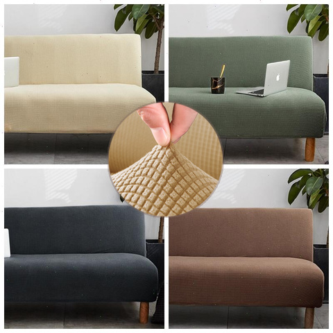 Buy Online Plush Sofa Bed Cover Solid All Inclusive Slipcover For Sofa Bed Without Armrest Couch Covers For Folding Sofa Bed Sofa Cover Alitools