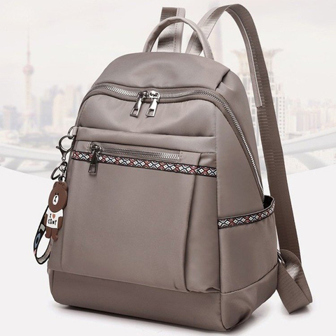 2022 New High Quality Leather Backpack Women Large Capacity Travel Backpack School Bags for Girls mochila ► Photo 1/6