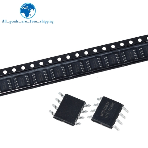 10pcs New MC34063 MC34063A 34063 SOP-8 Switching Regulator IC ► Photo 1/6