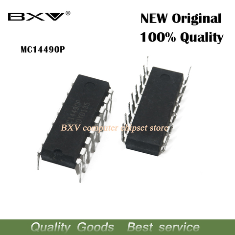 5pcs MC14490P DIP-16 MC14490 DIP16 MC14490PG DIP logic chip New Original ic ► Photo 1/1