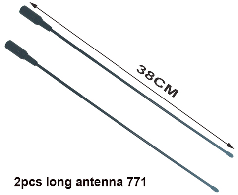 2pcs long antenna 38 cm  antenna 771 for baofeng walkie talkie ► Photo 1/3