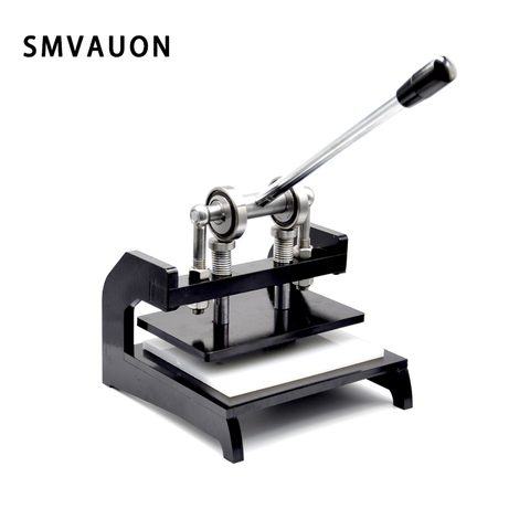 Double Wheel Hand Leather Cutting Machine Mold Cutter New Manual Pressure Machine DIY Leather Cutting Dies Machine ► Photo 1/5