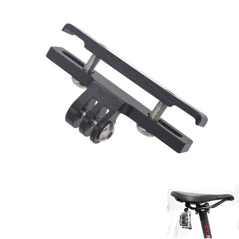 Bicycle Saddle Rail Seat Lock Mount Stabilizer Aluminium Bicycle Racing Saddle Mount Rail Seat Clamp For Gopro Hero 5 Hero4/3+/3 ► Photo 1/6