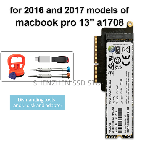 Price History Review On New A1708 Laptop Ssd 512gb 1tb 2tb For Macbook Pro Retina 13 3 16 17 Year A1708 Solid State Disk Pci E Emc 3164 Emc 2978 Aliexpress Seller