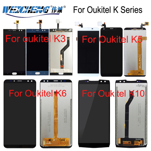 100% Tested LCD For  OUKITEL K3 K5 K6 K10 LCD Display+Touch Screen Digitizer Assembly  Digitizer For OUKITEL K3 K5 K6 K10+Tools ► Photo 1/5