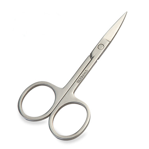 Stainless Steel Manicure Scissors Cuticle Cutter Eyebrow Scissor Eyebrow Trimmer Eyelashes Nose Hair Scissors Nail Make up tools ► Photo 1/4