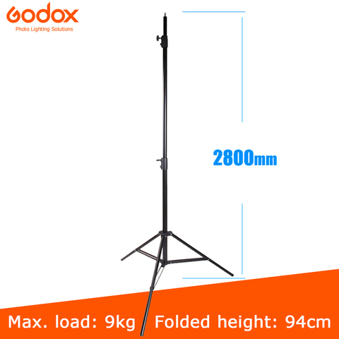 Godox 280cm 2.8m 9FT Pro Heavy Duty Light Stand for Fresnel Tungsten Light TV Station Studio Photo Studio Tripods ► Photo 1/6