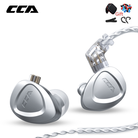 CCA CKX 1DD+6BA Hybrid Driver Pure Metal In Ear HIFI Earphones Monitor Bass Headset Noise Cancelling Headphones For EDX ZSX DQ6 ► Photo 1/6