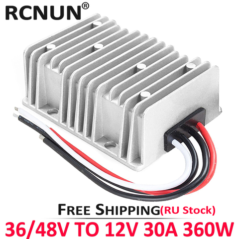 36V 48V to 12V 13.8V 5A 10A 15A 20A 25A 30A Step Down DC DC Converter Golf Cart Voltage Reducer High Quality RCNUN CE RoHS ► Photo 1/6