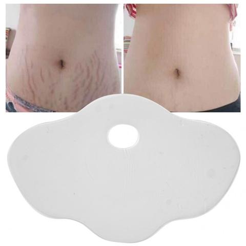 Reusable Silicone Anti-Wrinkle Belly Stomach Pads Stickers Stretch Marks Removal Skin Care Pad Transparent Washable Body Patch ► Photo 1/6