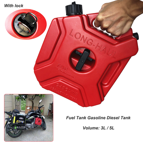 For BMW 5L Fuel Tanks Plastic Petrol Cans Car Jerry Can Mount Motorcycle Jerrycan Gas Can Gasoline Oil Container fuel Canister ► Photo 1/6