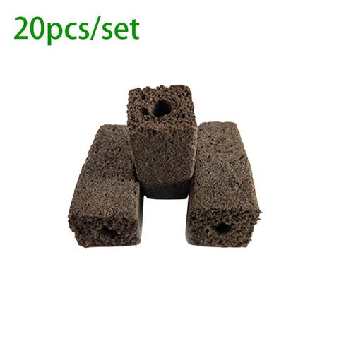 Bonsai 20Pcs Peat Pellets Seed Starting Plugs Seeds Starter Pallet Seedling Soil Block 20*20*40mm Professional Tool Easy To Use ► Photo 1/6