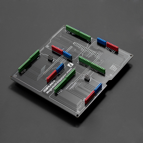 DFRobot Mega I/O Multi - Expansion shield Support 4 shields Compatible with Arduino Mega1280/2560/ADK for 3D printing robot etc. ► Photo 1/5