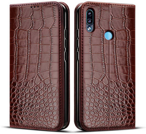 Case for Xiaomi Redmi Note 7 Case flip Crocodile texture Leather Wallet Card Holder Book case for Redmi Note 7 cover  ► Photo 1/5