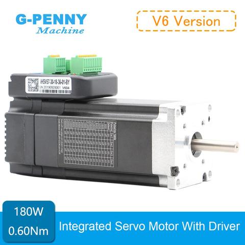 Free Shipping! 3000rpm 180w Integrated Servo Motor with Driver 0.60Nm 6.0A Mini Servo Motor & driver ► Photo 1/6