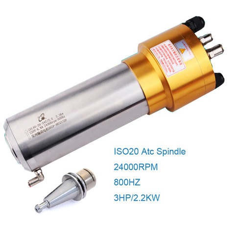 ATC CNC Spindle ISO20 ISO30 BT30 BT40 spindle for cnc router ► Photo 1/6