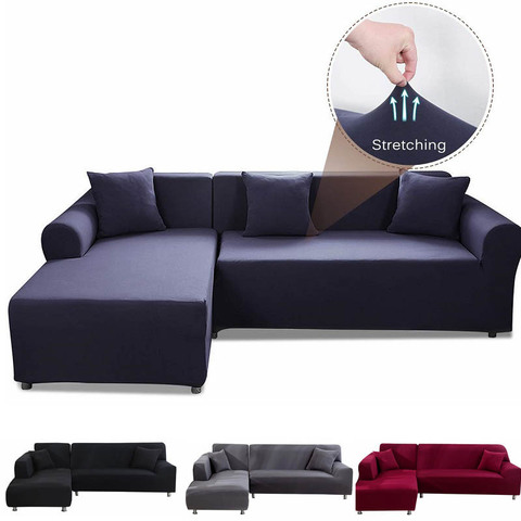 Review On Stretch L Shaped Sofa Cover, Leather Corner Sectional Sofa Covers