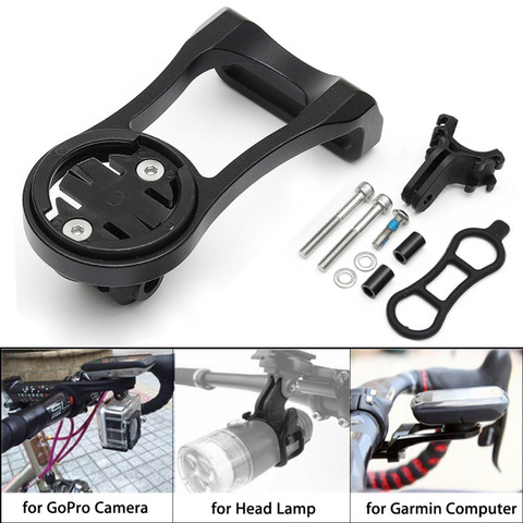 Bicycle Computer Mount Holder GPS Bike Speedometer Extension Holder Bracket With Gopro Camera Adapter For GARMIN Bryton CATEYE ► Photo 1/6